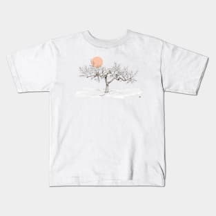 Almond Tree in the Sunset Kids T-Shirt